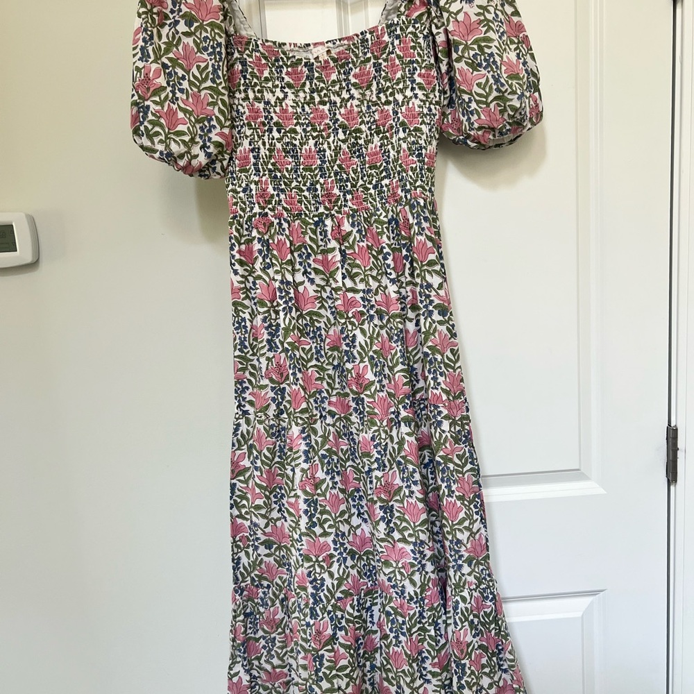 Floral Puff Sleeve Dress